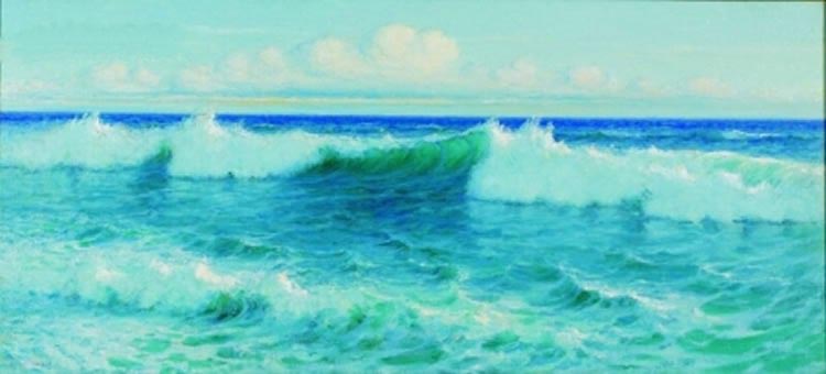 Breaking Waves, oil painting by Lionel Walden